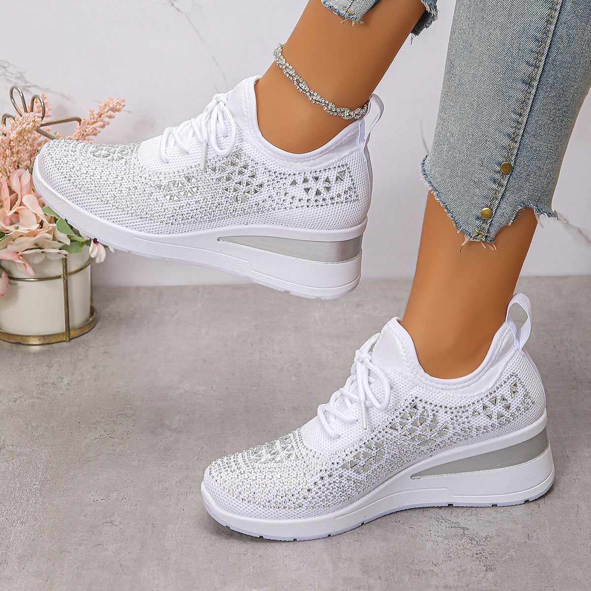 Sneakers Luxe Brillantes